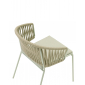Кресло плетеное с подушкой Scab Design Lisa Filo Nest сталь, роуп, ткань sunbrella зеленый шалфей, песочный, зеленый Фото 20