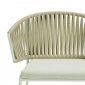 Кресло плетеное с подушкой Scab Design Lisa Filo Nest сталь, роуп, ткань sunbrella зеленый шалфей, песочный, зеленый Фото 33