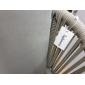 Кресло плетеное с подушками Tagliamento Palermo алюминий, роуп, акрил антрацит, светло-коричневый Фото 11