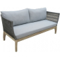 Комплект деревянной мебели Tagliamento River акация, роуп, олефин дымчатый белый, серый Фото 10