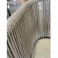 Кресло деревянное плетеное Tagliamento Flores акация, алюминий, роуп, полиэстер натуральный Фото 18
