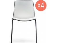 Комплект пластиковых стульев Tweet Set 4